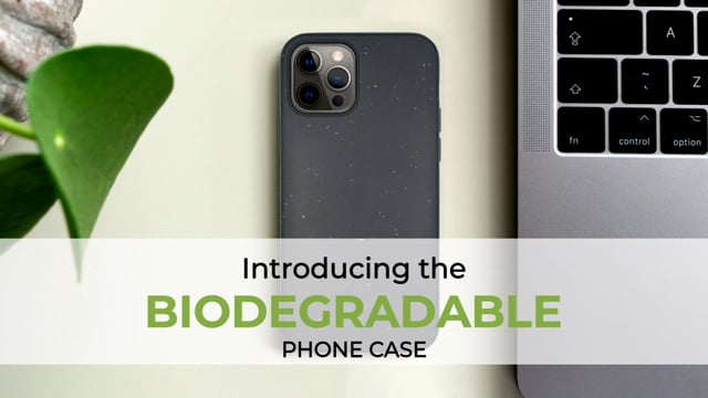 Biodegradable Phone Case - Black