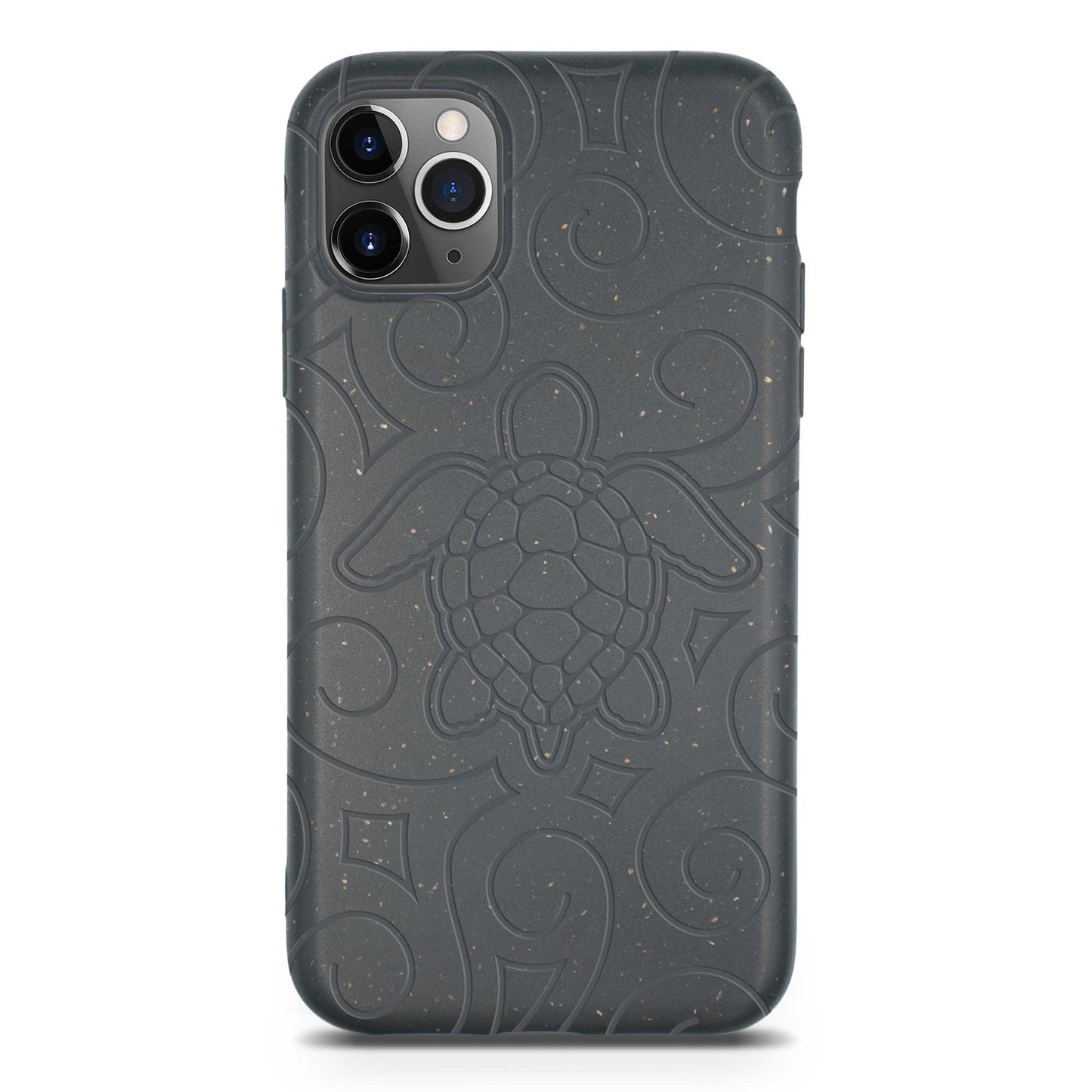Ocean Turtle - Biodegradable Phone Case - Ocean Blue and Black