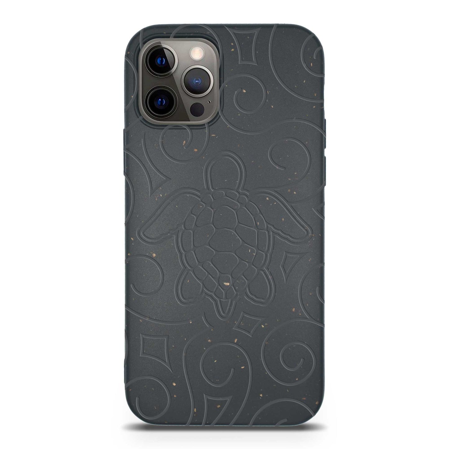 Ocean Turtle - Biodegradable Phone Case - Ocean Blue and Black
