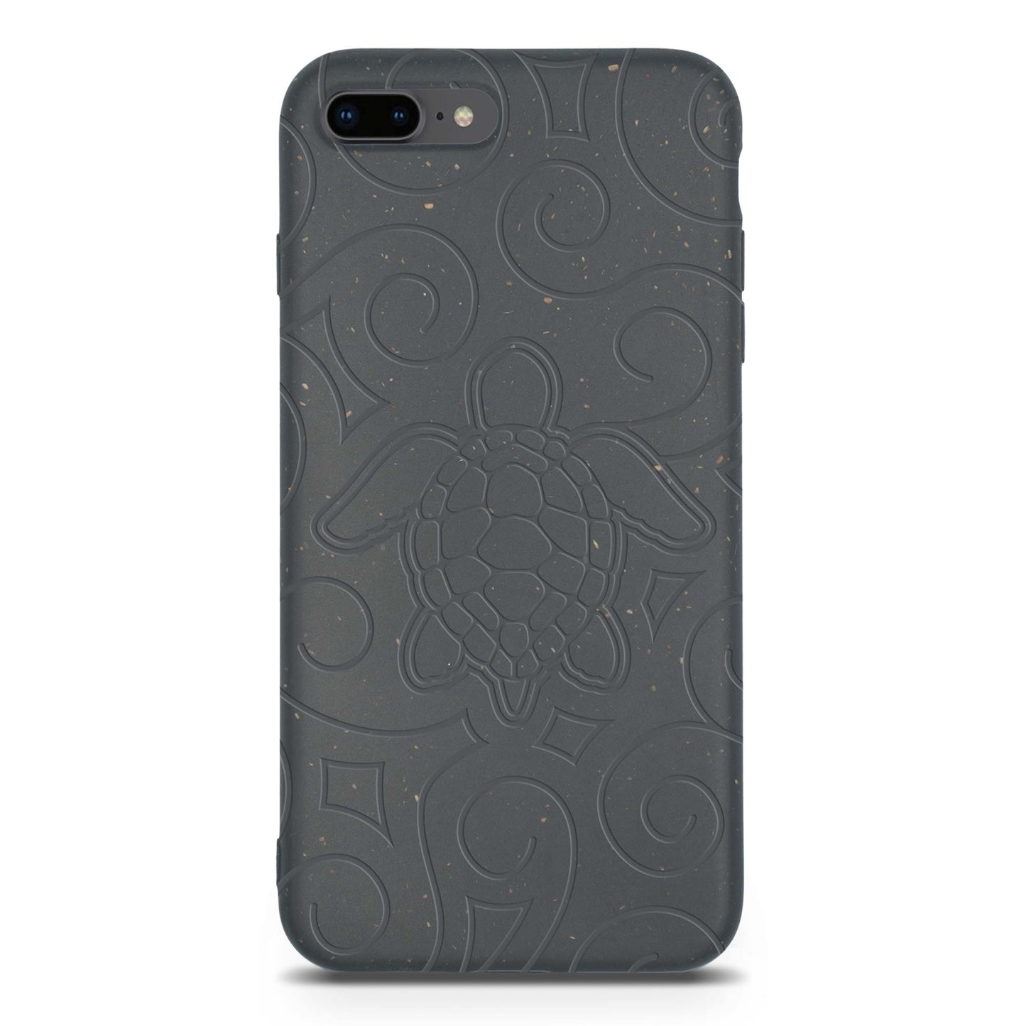 Ocean Turtle - Biodegradable Phone Case - Ocean Blue and Black