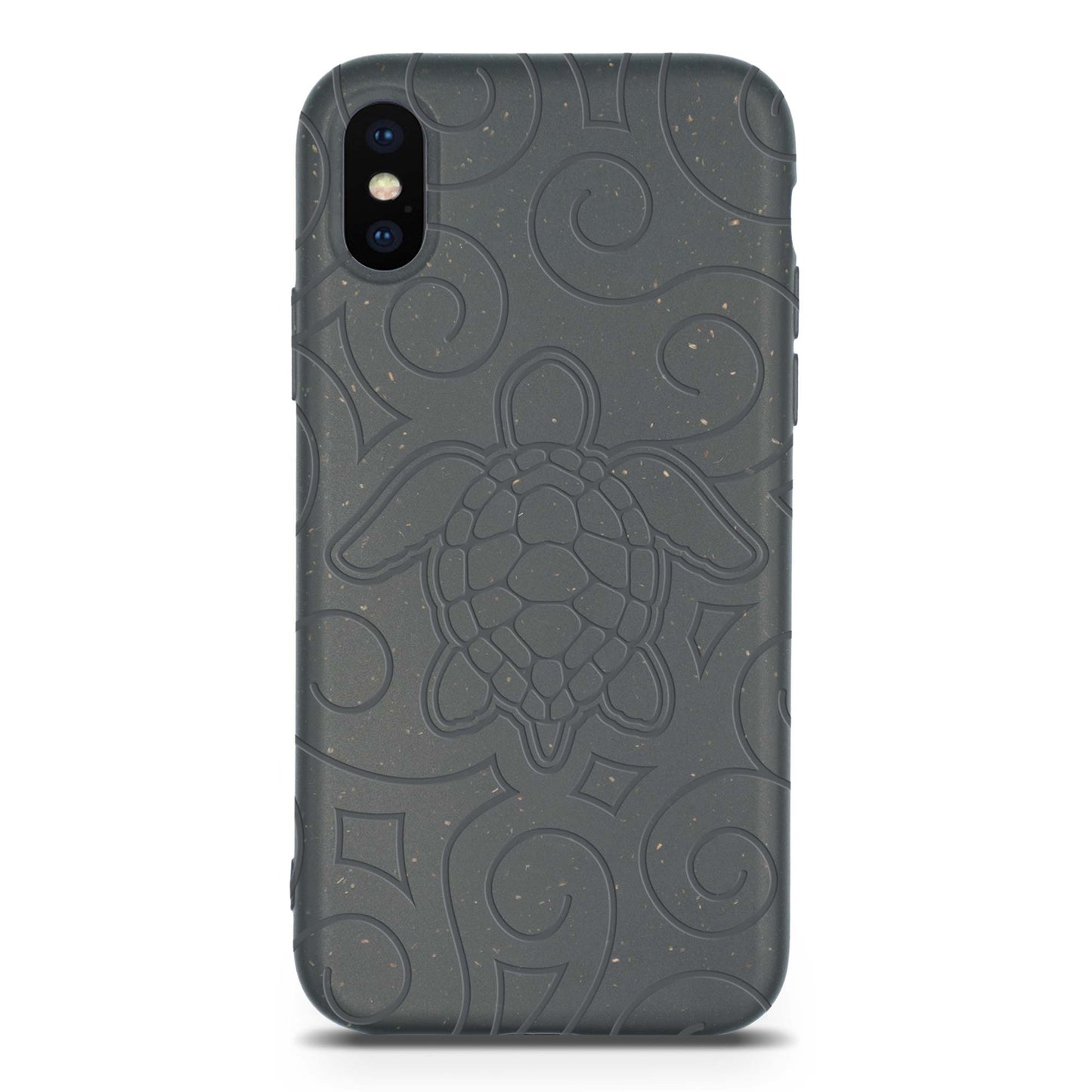 Ocean Turtle - Biodegradable Phone Case - Ocean Blue and Black