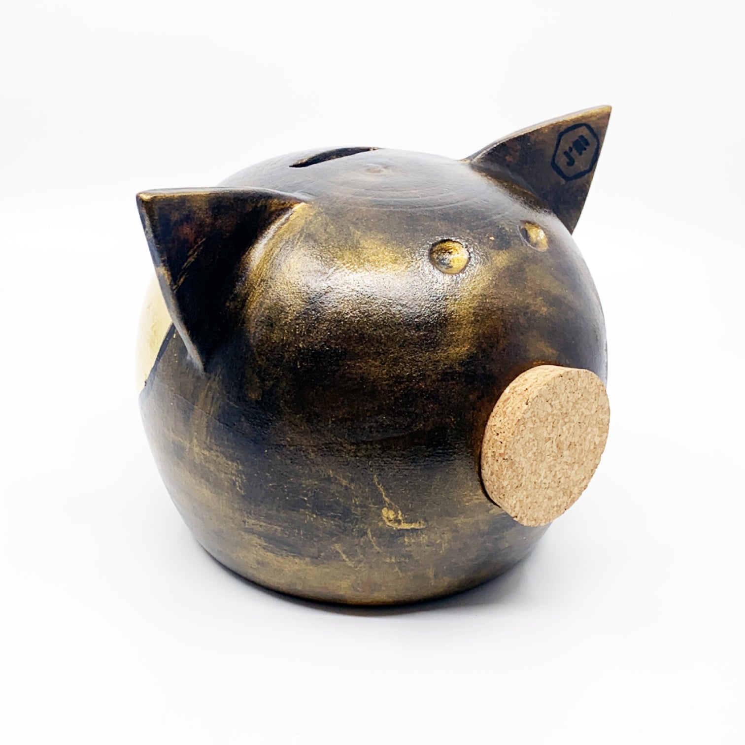 Piggy Bank, Piggybank - Golden Wings | Handmade Piggy Bank