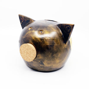 Piggy Bank, Piggybank - Golden Wings | Handmade Piggy Bank